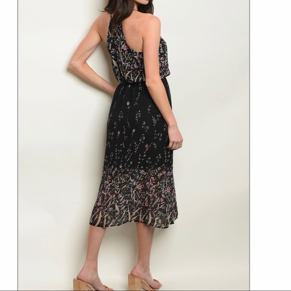 Floral Midi Dress - Picture 2 of 4